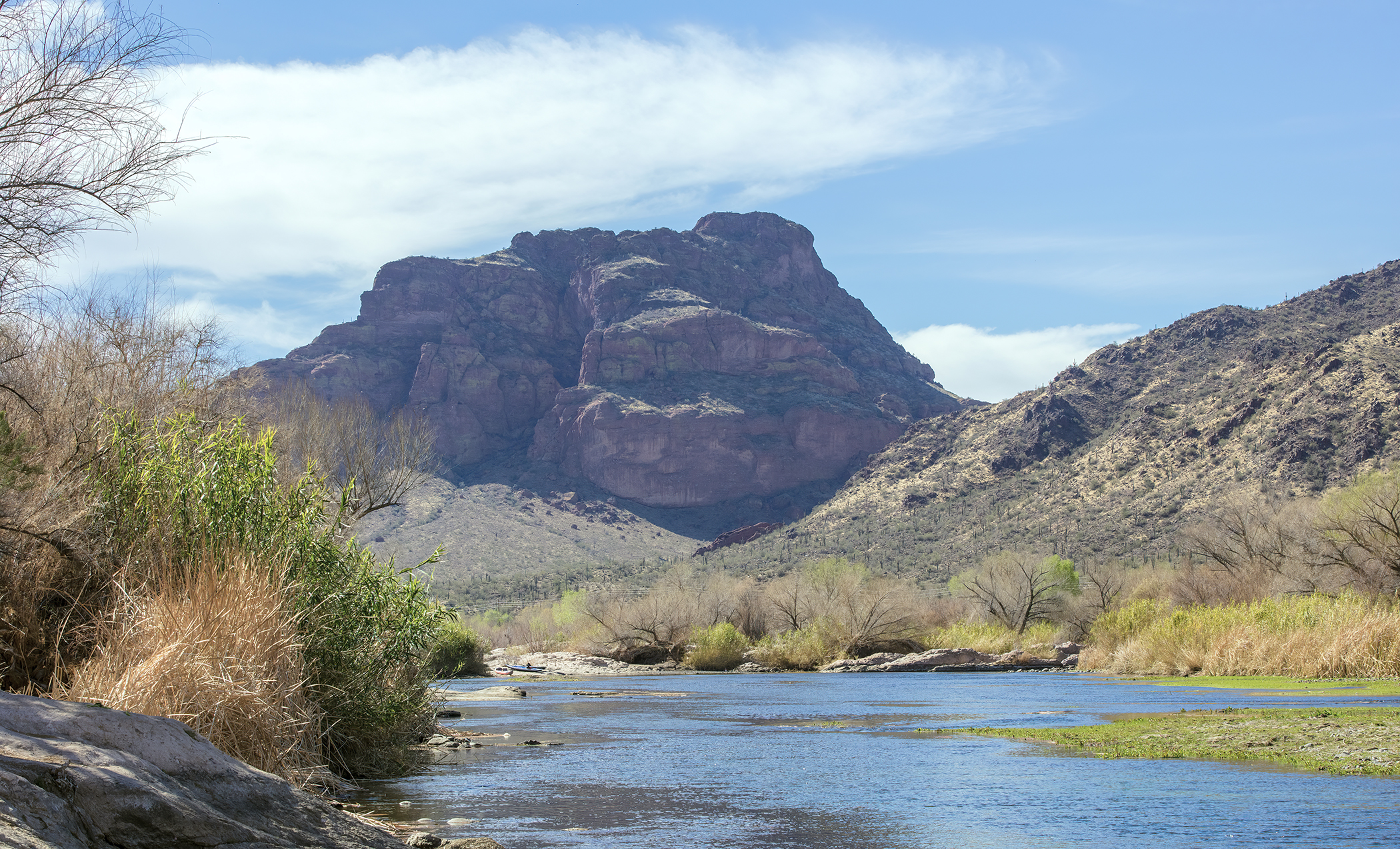Red Mountain from the Salt River