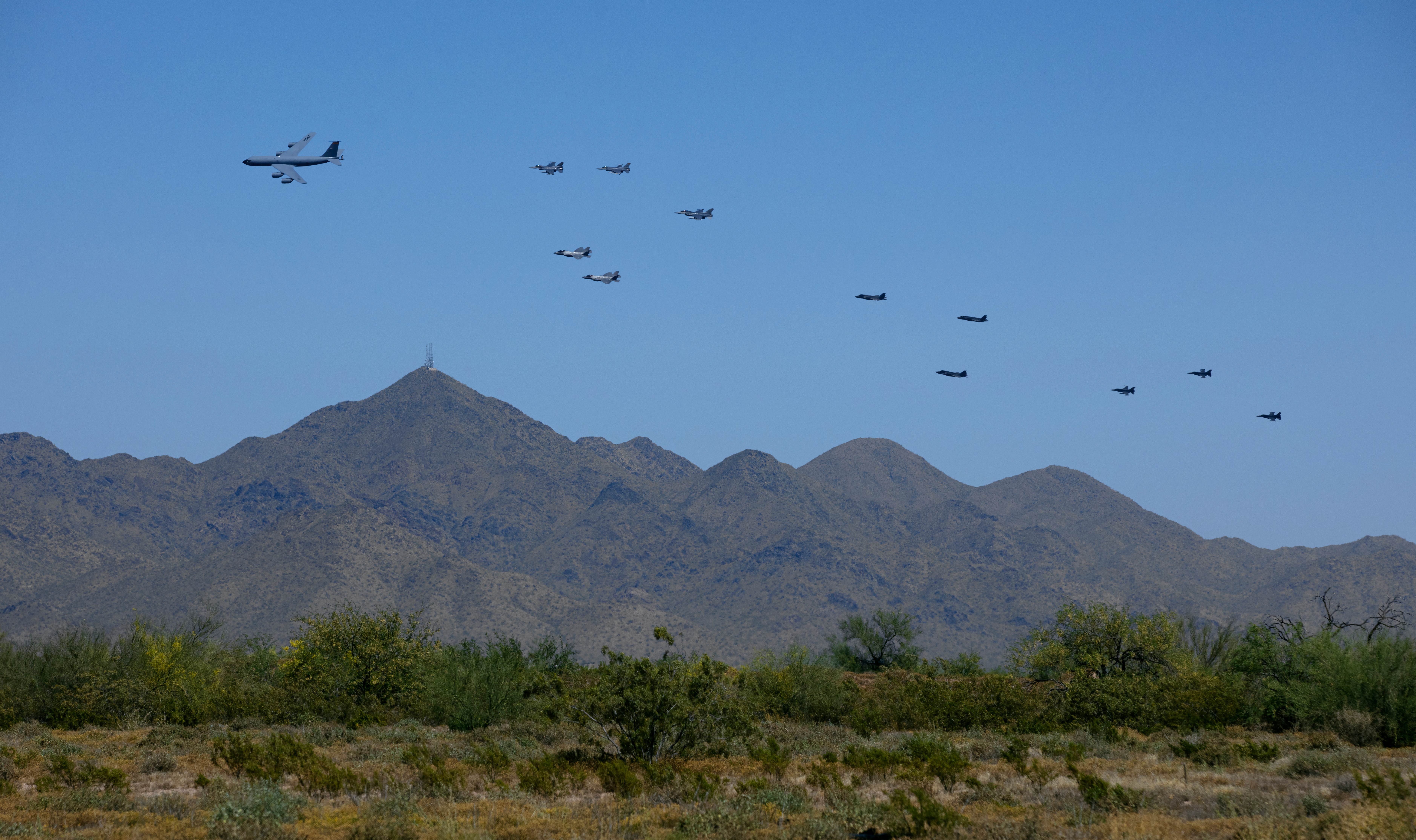 Covid Flight from Luke AFB in May 2020