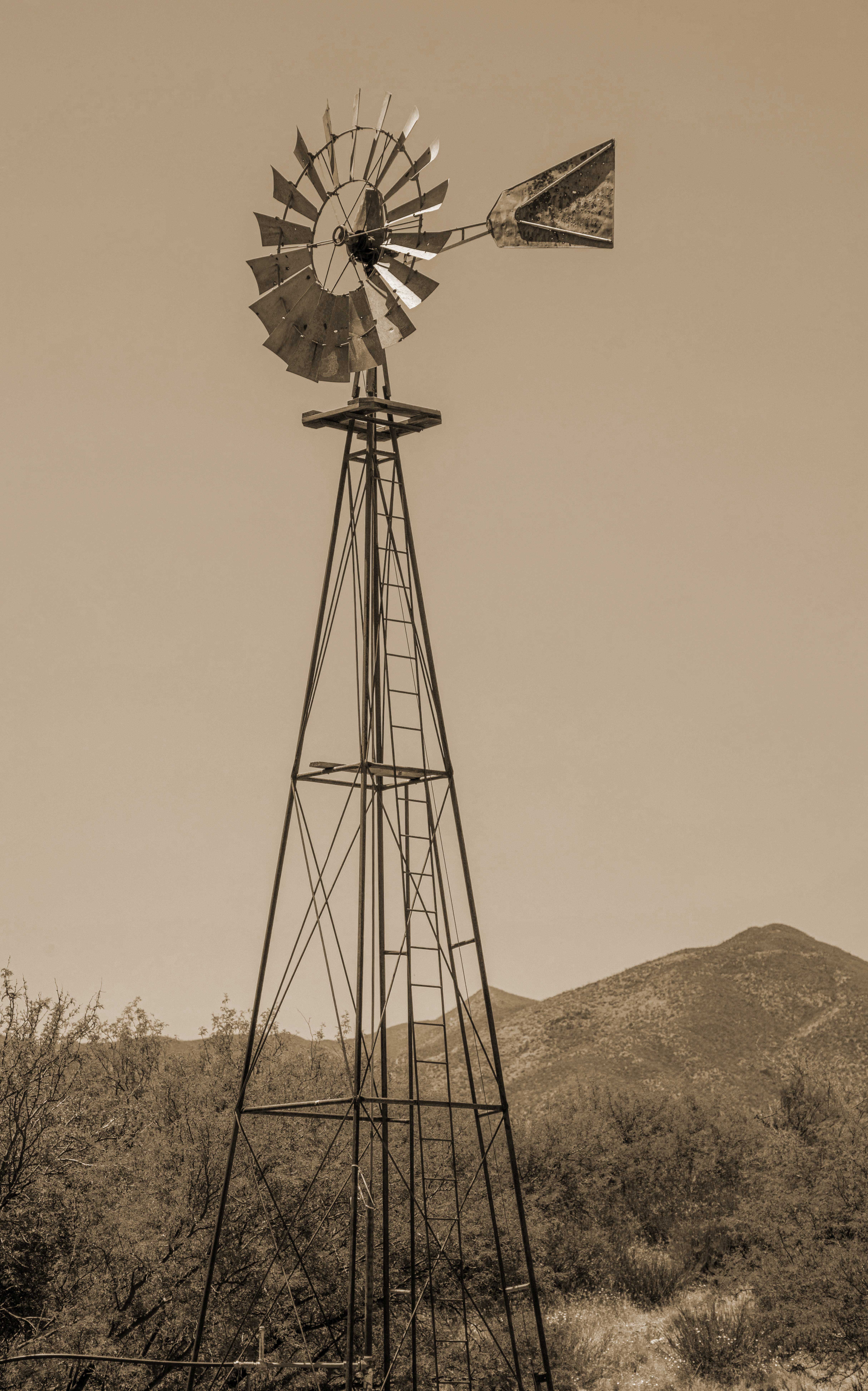 Windmill on the Beeline Highway